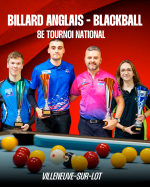 Billard Anglais Blackball - 8e tournoi national à Villeneuve-sur-Lot