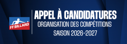 Blackball - Appel à candidatures - Organisation compétitions 2026/2027