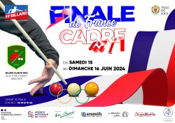 Carambole - Cadre 47/1 - Championnat de France Masters