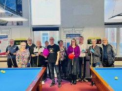 Le billard club Noyon participe au Téléthon