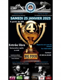 Académie de billard de Marines - Tournoi Big Four