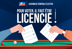 Prenez votre licence 2024 - 2025 afin de pouvoir voter !