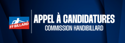 Appel à candidatures - Commission handibillard