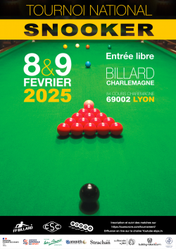 Snooker - 2e tournoi national mixte