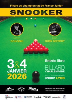 Snooker - Championnat de France Junior