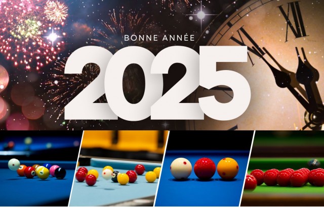 Les voeux de bonne année 2025 du Président de la FFBillard