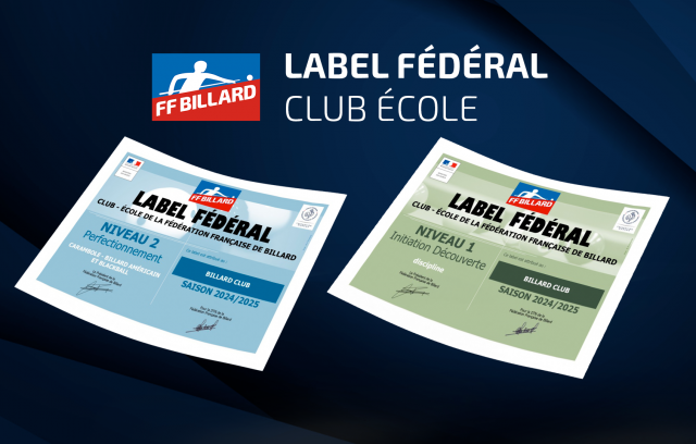 Label fédéral club école saison 2024 - 2025