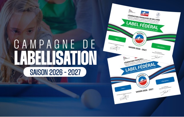 Campagne de labellisation - Nouvelle formule !