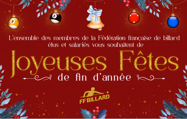 Joyeuses fêtes de fin d'année !